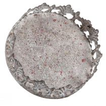 Artikel Teelichthalter zum Stecken Vintage Ø7cm H7,5cm grau 4 St