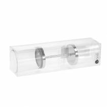 Artikel Kerzenhalter zum Stecken Metall/Glas Ø6,5cm H19cm 2 St