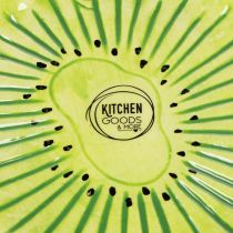 Artikel Teller aus Keramik Kiwi-Motiv Ø 16 cm 2er-Set