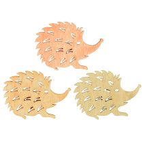 Artikel Tischdeko Herbst Streudeko Igel Holz B4cm H3cm 72 St