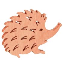 Artikel Tischdeko Herbst Streudeko Igel Holz B4cm H3cm 72 St
