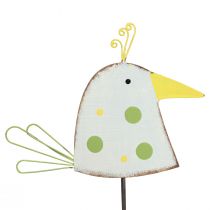 Tischdeko Frühling, Deko Vogel Figur, Metallvogel 17cm 2St