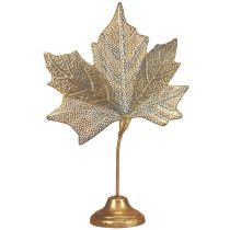Tischdeko Herbst Ahornblatt Deko Golden Antik 58cm × 39cm