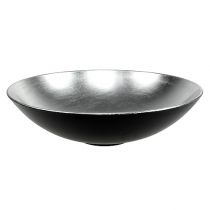 Tischdeko Schale Silber  Ø28cm Kunststoff