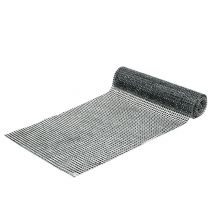 Tischläufer mit Pailletten Silber B25cm L228cm