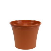 Artikel Topf „Irys“ Plastik Terrakotta Ø17cm H14cm, 1St