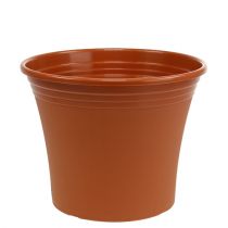 Artikel Topf „Irys“ Plastik Terrakotta Ø29cm H24cm, 1St