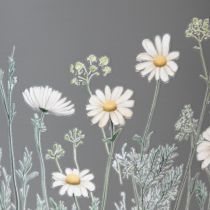 Artikel Blumentopf-Set aus Metall mit Wiesenblumen-Motiv Ø 15 cm 3 Stück