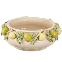 Artikel Keramik-Schale mit Zitronen – Mediterrane Deko-Schale für Tisch & Küche Ø22,5cm H8,5cm