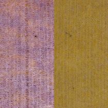 Artikel Filzband, Topfband, Wollband zweifarbig Senfgelb, Violett 15cm 5m