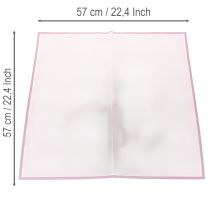 Artikel Floristikfolie rosa nassfest 57cm Zuschnitte für Blumenstrauß 20 Stück
