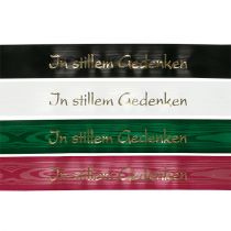 Artikel Trauerband farbig „In stillem Gedenken“ 12 St
