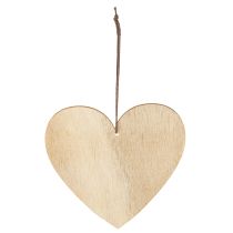 Artikel Trauerherzen aus Holz mit Spruch Natur 11,5×10,5cm, Set 8 Stück