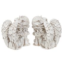 Artikel Engel-Figur Set sitzend Creme 6,5×5×7,5cm 2-teilig für Dekoration