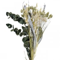 Artikel Trockenblumenstrauß Distel Eukalyptus getrocknet Silbern 64cm