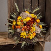 Trockenblumenstrauß Strauß Wiesenblumen Orange H50cm 300g