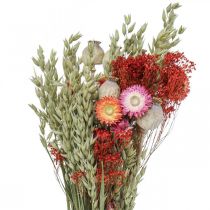 Artikel Trockenblumenstrauß Strauß Wiesenblumen Rot H50cm 150g