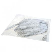 Artikel Weiße Palmfaser-Deko Trockenpflanzen 250g Bastelmaterial