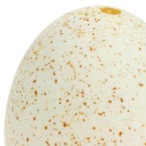 Artikel Ausgeblasene Puteneier Natur 6,5 cm Weiß gesprenkelt 10 Stück