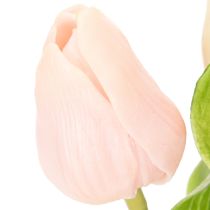 Artikel Künstlicher Tulpenstrauß aus Polyester 30 cm orange 7 Stück für Frühlingsdekoration