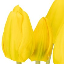 Artikel Künstliche Tulpen aus Polyester 40 cm gelb 7 Stück für Wohn- und Bürodekoration