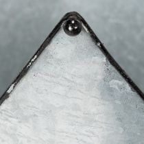 Artikel Übertopf-Set aus Metall in Kronenform, Zink, Ø 21,5/19,5/17 cm, 3-teilig