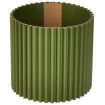 Artikel Übertopf Papier Blumentopf Dunkelgrün Ø13cm H12cm 4 St