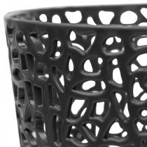 Übertopf Kunststoff Blumentopf Anthrazit Ø13cm H13,5cm