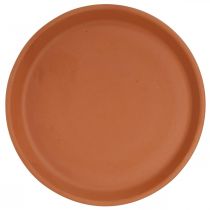 Artikel Untersetzer Keramik Terrakotta rund Ø10,7cm flach