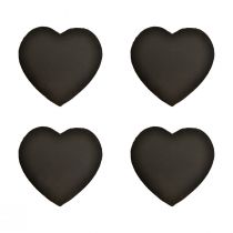 Artikel Valentinstag Schieferherz Deko Herz Schwarz B16cm 4 St