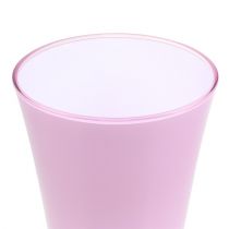 Artikel Vase aus Kunststoff Lila Ø20cm H35cm