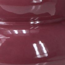 Artikel Metallvase Bordeauxrot Hochglanz 29 cm