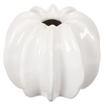 Artikel Kürbis-Keramikvase weiß 15cm Dekoration für Zuhause