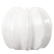 Artikel Kürbis-Keramikvase weiß 15cm Dekoration für Zuhause