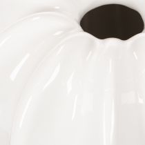 Artikel Kürbis-Keramikvase weiß 15cm Dekoration für Zuhause