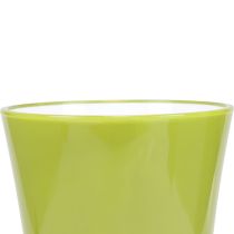 Artikel Vase Grün Kunststoff Blumenvase Fizzy Ø16,5cm H27cm
