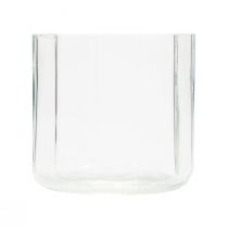 Artikel Kerzenhalter Glas Windlicht Klar Ø9,5cm H9cm 6St