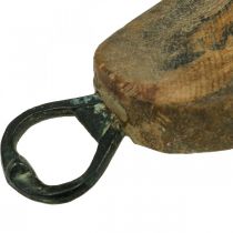 Vintage Deko, Schuh mit Flaschenöffner, Schuhleisten Deko L15–23cm