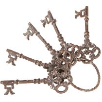 Artikel Vintage Schlüssel Deko Schlüsselbund Rost Metall H20,5cm