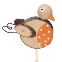 Artikel Holzstecker Vogel 33cm, bunt, 16-teilig für Frühlings- und Sommerdekoration