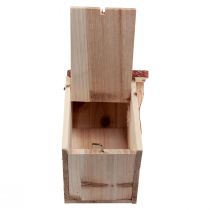Artikel Vogelhaus aus Holz Nistkasten Natur Braun/Beige 23cm 1 St
