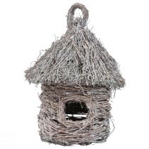 Deko Vogelhaus Holz Metall Deko Baumhaus Ø17cm H26cm