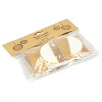 Artikel Wabenbälle Wabenkugeln Weihnachten Weiß Glitter Ø7cm 4St