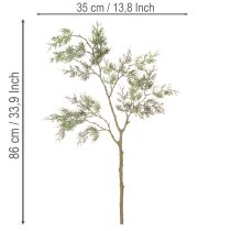 Artikel Künstlicher Wacholderzweig aus Kunststoff Grün 86cm für Vasen und Dekoration