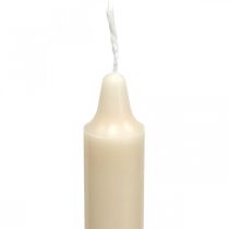 Artikel Wachskerzen Stabkerzen Naturwachs Creme Sahara 25cm Ø2,3cm 4 Stück