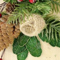 Artikel Wanddeko Weihnachten Glocke Jute Sortiert H20cm 2St