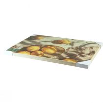 Artikel Wandbild Zitronen Sommerdeko Mediterraner Flair Holzrahmen 40x60cm Wanddekoration für Wohnzimmer