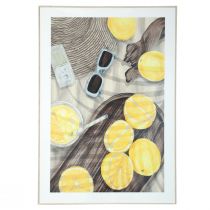 Artikel Wanddeko Sommerdeko Bild mit Zitronen Limonade 40×60cm