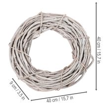 Artikel Weidenkranz aus geweißten Zweigen 40 cm für vielseitige Dekoration