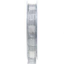 Weihnachtsband Grau 15mm 15m